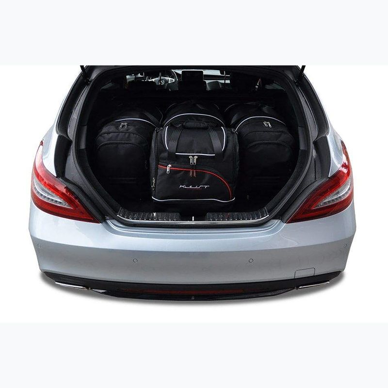 KJUST Mercedes-Benz CLS Shooting Brake csomagtartó táska szett 2012-2017 4 db fekete. 13