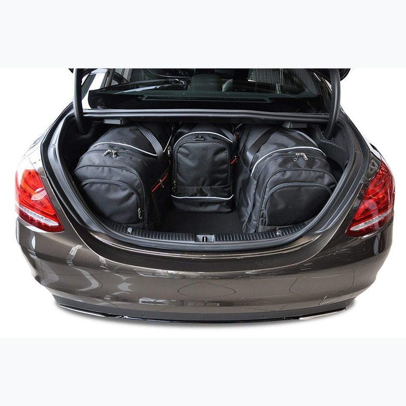 KJUST Mercedes-Benz C Limousine csomagtartó táskakészlet 2013-2021 4 db fekete 14