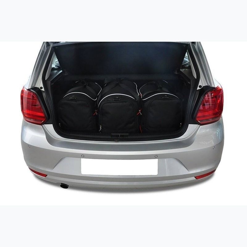 KJUST Volkswagen Polo 2009-2017 Volkswagen Polo 2009-2017 csomagtér táska szett 3 db fekete. 9