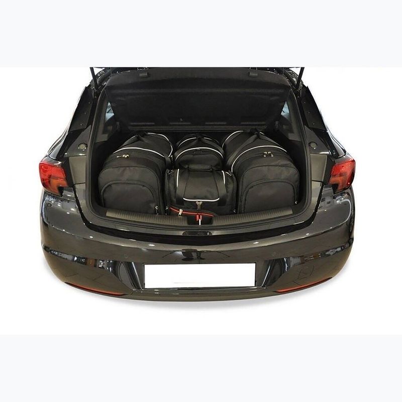 KJUST csomagtartó táska szett Opel Astra Hatchback 2015-2021 4 db fekete. 13