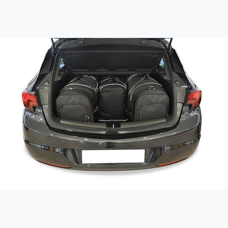 KJUST csomagtartó táska szett Opel Astra Hatchback 2015-2021 4 db fekete. 14