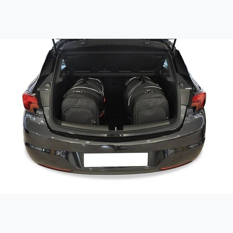 KJUST csomagtartó táska szett Opel Astra Hatchback 2015-2021 4 db fekete. 15
