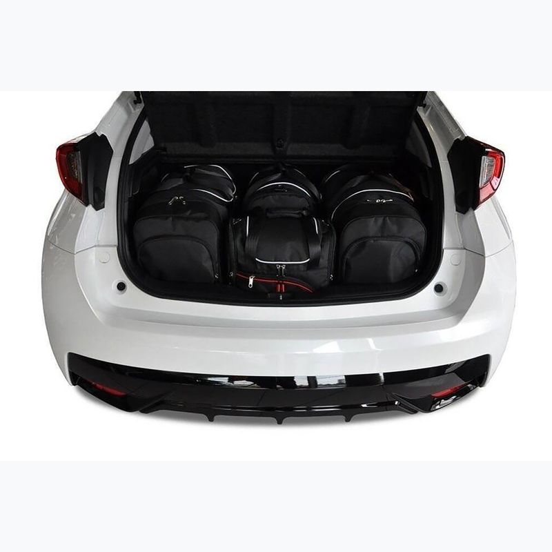 KJUST csomagtartó táska szett Honda Civic Hatchback 2012-2017 4 db fekete 14