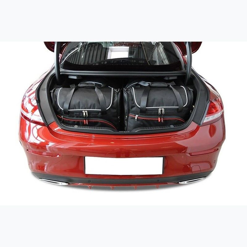 KJUST Mercedes-Benz C Coupe 2014-2021 csomagtér táska szett 4 db fekete 12