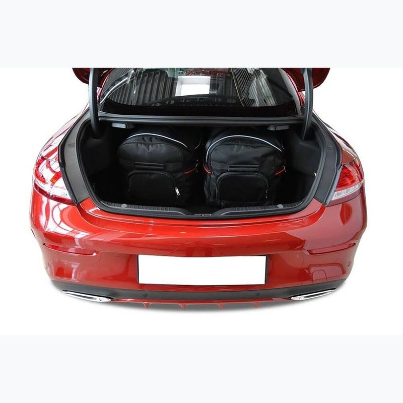 KJUST Mercedes-Benz C Coupe 2014-2021 csomagtér táska szett 4 db fekete 13