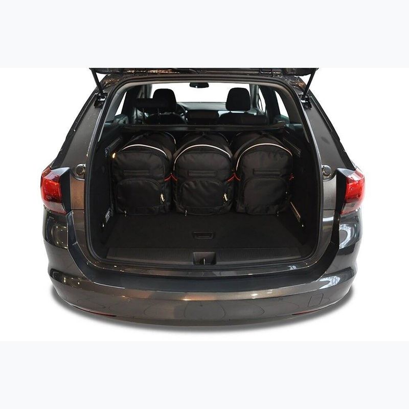 KJUST csomagtartó táska szett Opel Astra Tourer 2016-2021 5 db fekete. 12