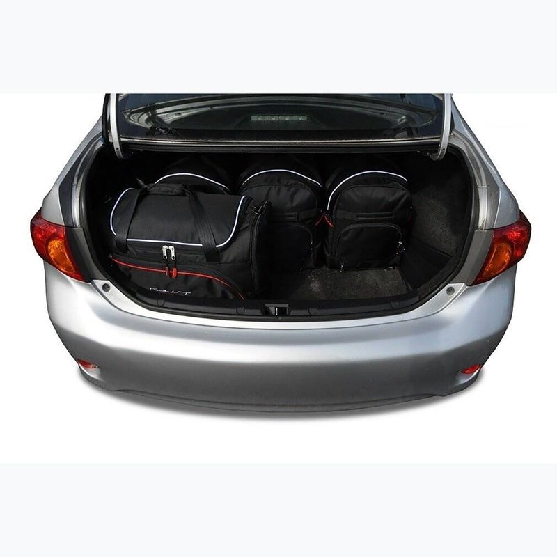 KJUST Toyota Corolla Limousine 2007-2014 Toyota Corolla Limousine csomagtér táska szett 5 db fekete. 17