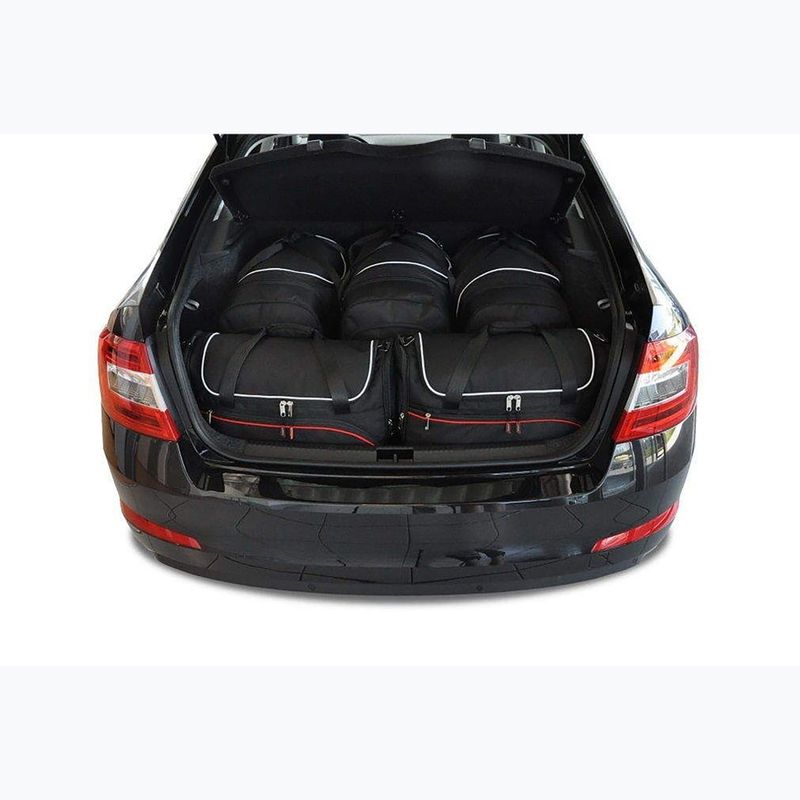 KJUST Skoda Octavia Liftback csomagtérzsák szett 2013-2020 5 db fekete. 12