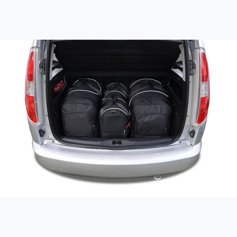 KJUST Skoda Roomster csomagtérzsák szett 2006-2015 4 db fekete. 12