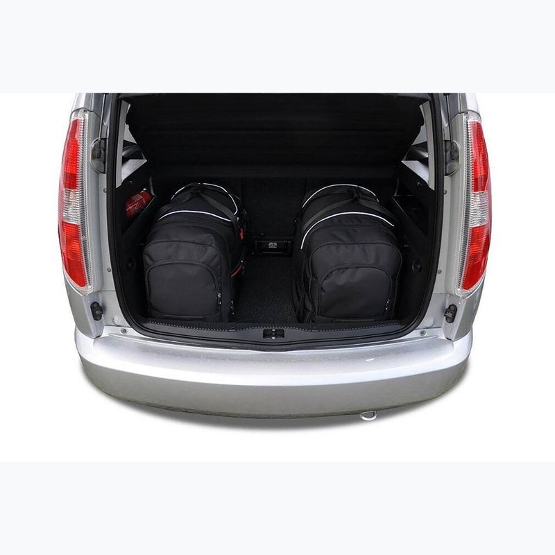 KJUST Skoda Roomster csomagtérzsák szett 2006-2015 4 db fekete. 14