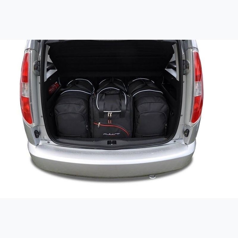 KJUST Skoda Roomster csomagtérzsák szett 2006-2015 4 db fekete. 12