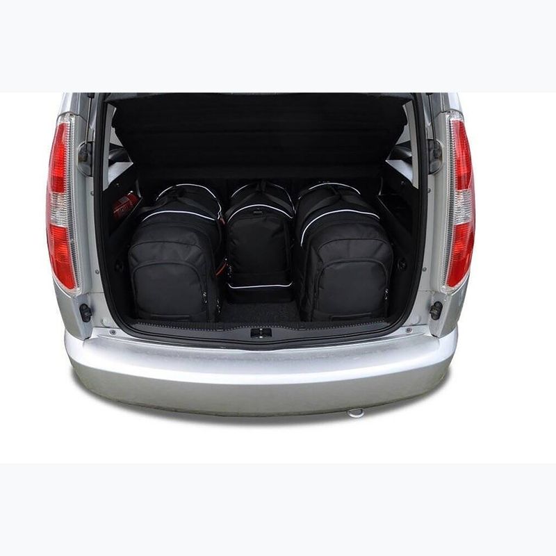 KJUST Skoda Roomster csomagtérzsák szett 2006-2015 4 db fekete. 13