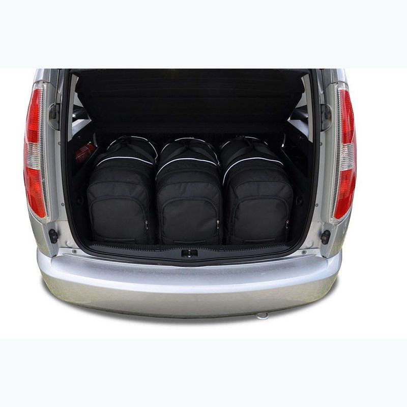 KJUST Skoda Roomster csomagtérzsák szett 2006-2015 3 db fekete. 10