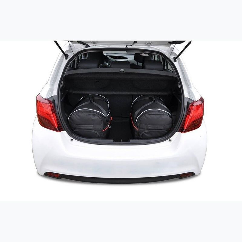 KJUST Toyota Yaris 2011-2020 csomagtartó táska készlet 3 db fekete 15
