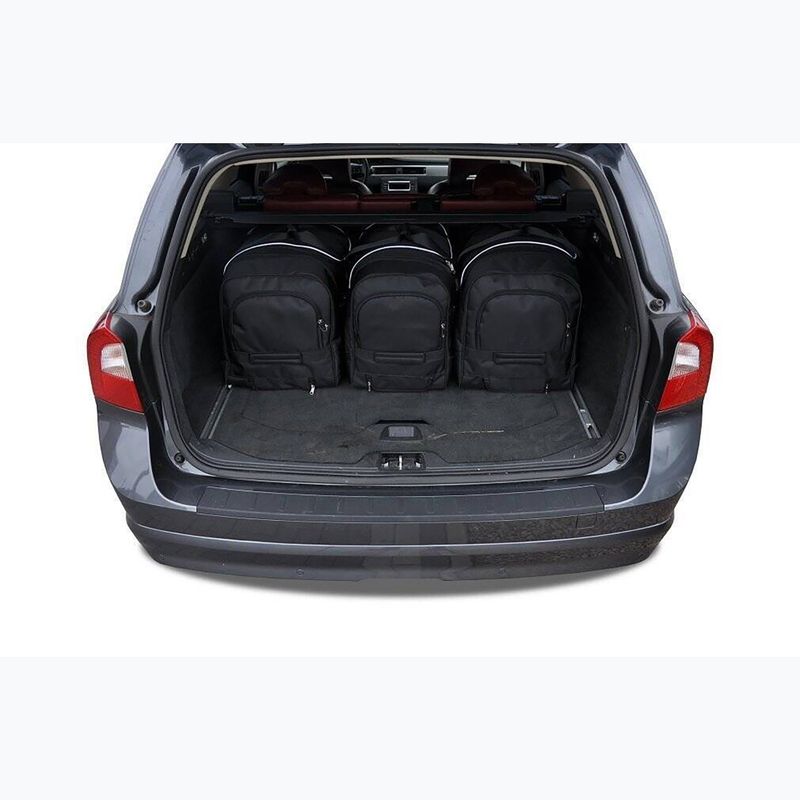 KJUST csomagtérzsák szett Volvo V70 2007-2016 5 db fekete. 19