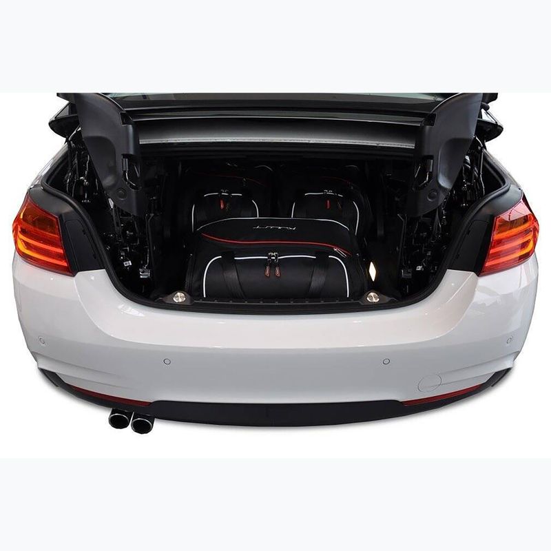 KJUST BMW 4-es BMW Cabrio csomagtartó táska szett 2013-2020 3 db fekete 14