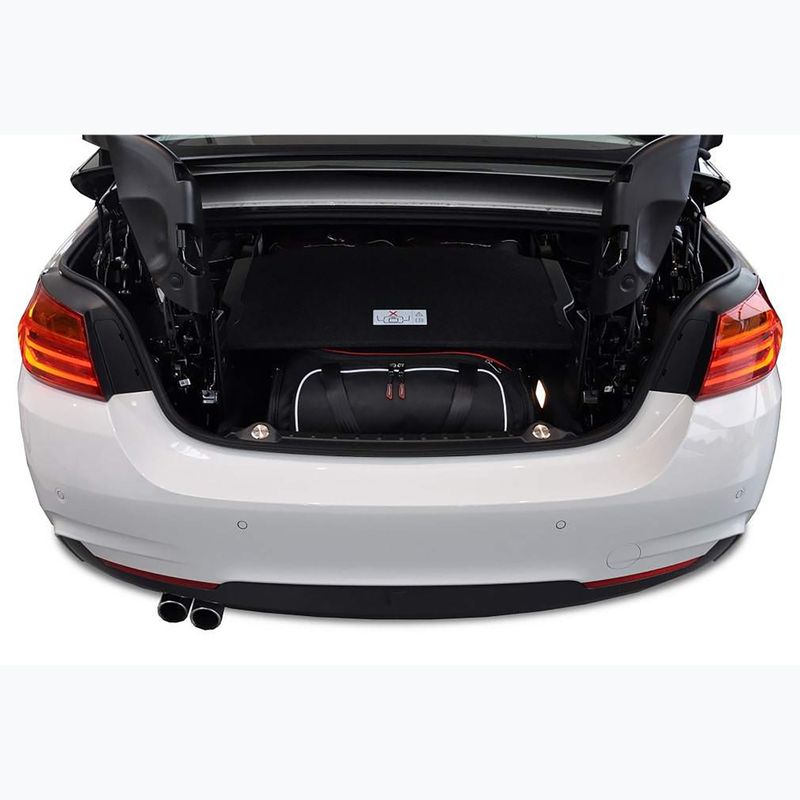 KJUST BMW 4-es BMW Cabrio csomagtartó táska szett 2013-2020 3 db fekete 17