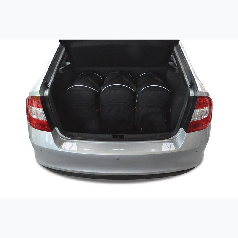 KJUST Skoda Rapid Liftback csomagtartó táskakészlet 2012-2019 5 db fekete. 14