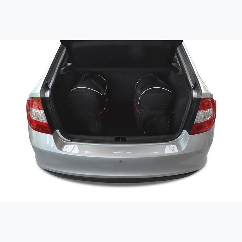 KJUST Skoda Rapid Liftback csomagtartó táskakészlet 2012-2019 5 db fekete. 15