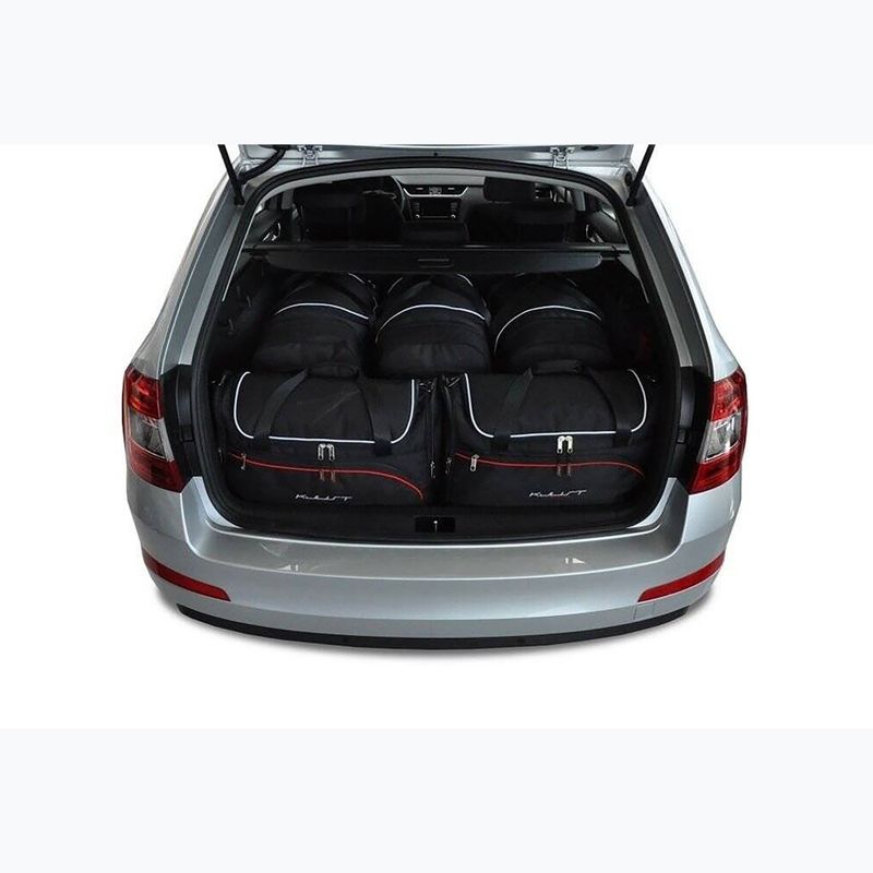 KJUST Skoda Octavia Combi 2013-2020 csomagtérzsák szett 5 db fekete. 11