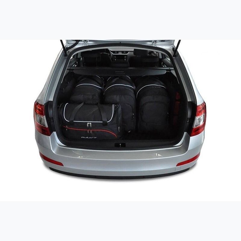 KJUST Skoda Octavia Combi 2013-2020 csomagtérzsák szett 5 db fekete. 12