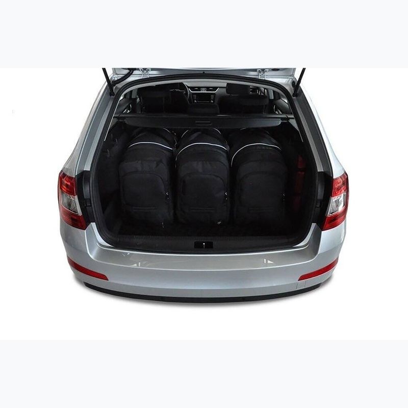 KJUST Skoda Octavia Combi 2013-2020 csomagtérzsák szett 5 db fekete. 13