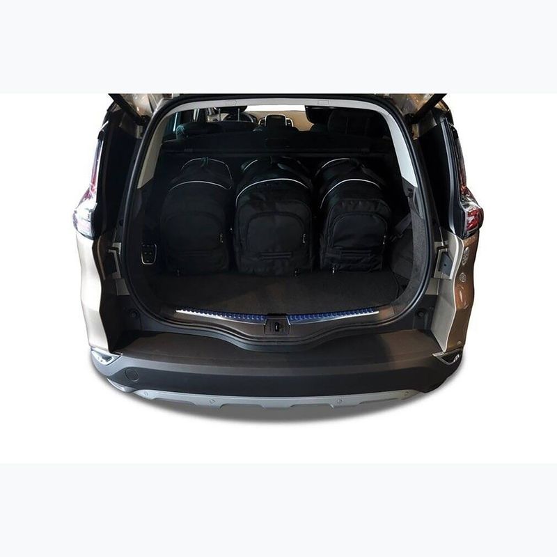 KJUST Renault Espace 2014-2021 csomagtartó táska szett 5 db fekete. 13