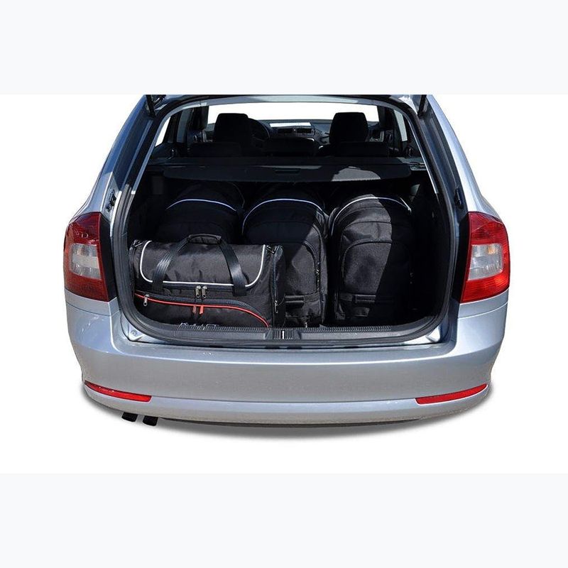 KJUST csomagtérzsák készlet Skoda Octavia Combi 2004-2013 5 db fekete. 12