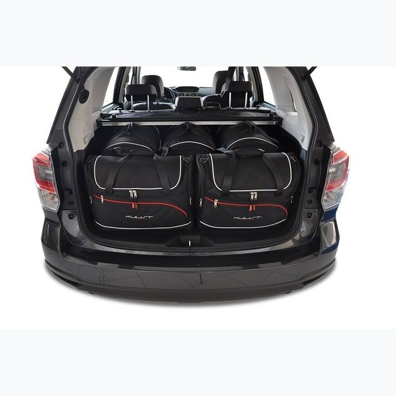 KJUST csomagtérzsák szett Subaru Forester 2012-2018 5 db fekete. 11