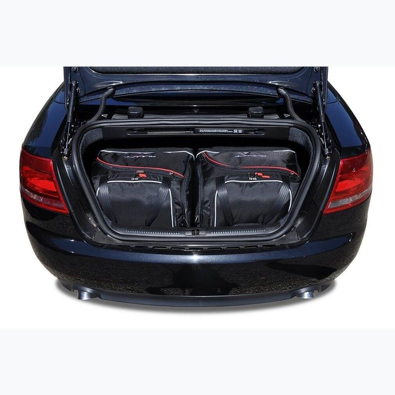 KJUST csomagtartó táska szett Audi A4 Cabrio 2005-2009 4 db fekete 15