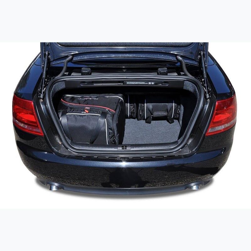 KJUST csomagtartó táska szett Audi A4 Cabrio 2005-2009 4 db fekete 16
