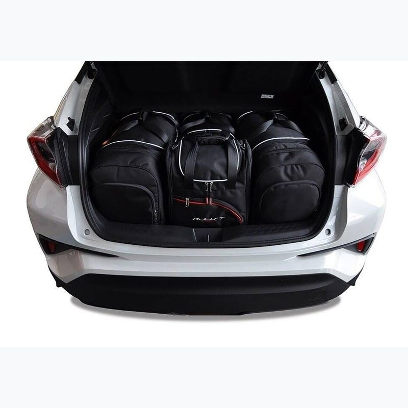 KJUST Toyota C-Hr 2016-2023 csomagtartó táska szett 4 db fekete. 12