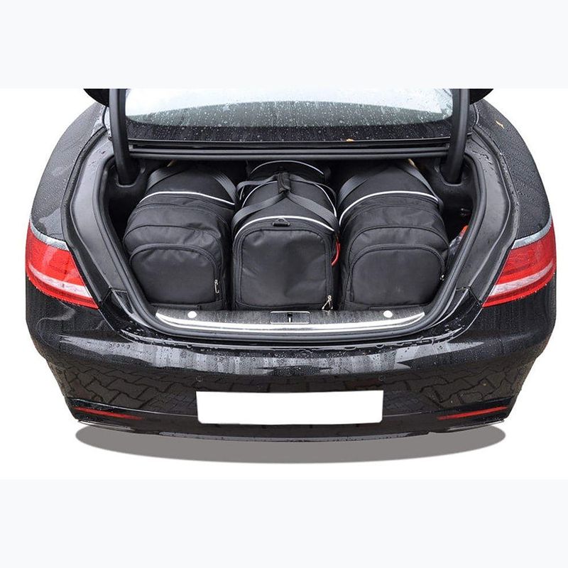 KJUST Mercedes-Benz S Coupe 2014-2020 csomagtér táska szett 4 db fekete 11