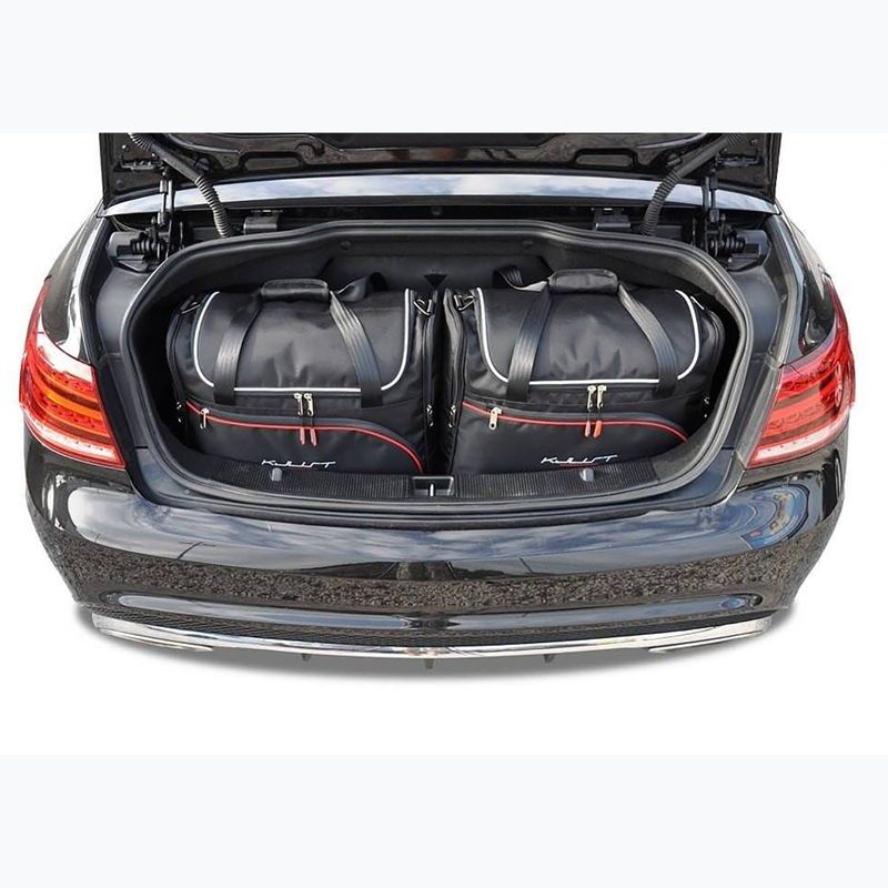 KJUST Mercedes-Benz E Cabrio csomagtartó táska szett 2009-2016 4 db fekete 10