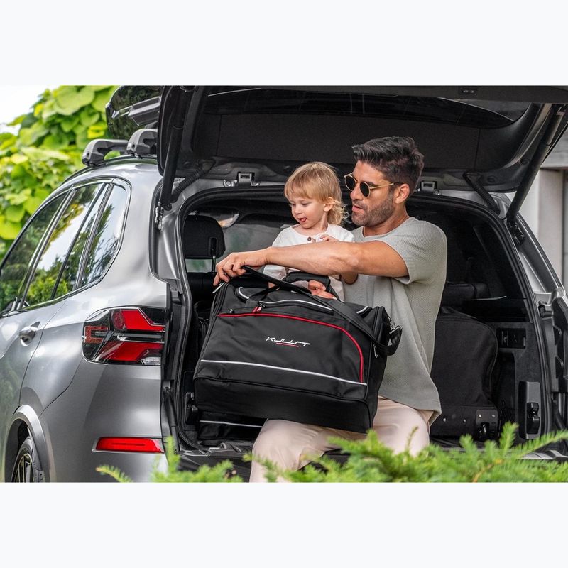 KJUST Mercedes-Benz E Cabrio csomagtartó táska szett 2009-2016 4 db fekete 15
