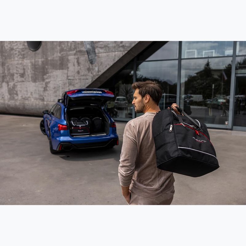 KJUST csomagtartó táska szett Volvo C30 2006-2012 4 db fekete 15