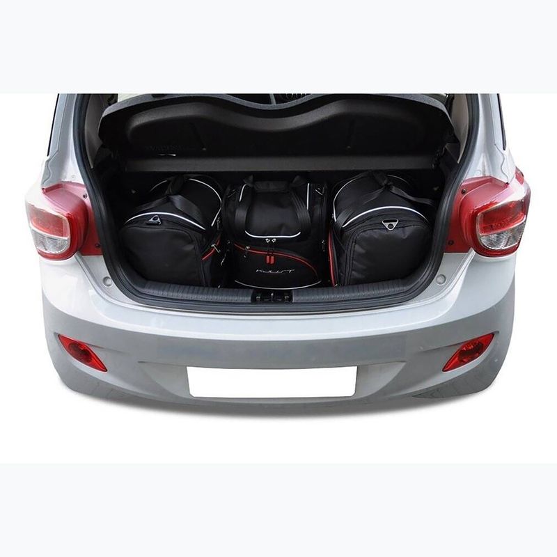 KJUST csomagtérzsák készlet Hyundai I10 2013-2020 4 db fekete 11