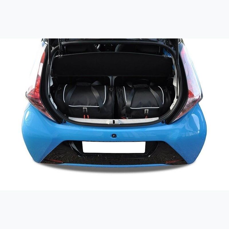 KJUST Toyota Aygo 2014-2021 csomagtartó táska szett 2 db fekete. 10