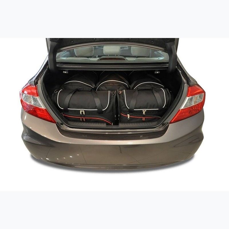 KJUST csomagtartó táska szett Honda Civic Limousine 2012-2017 5 db fekete 12