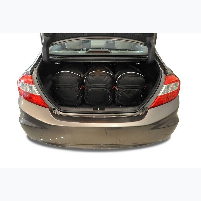 KJUST csomagtartó táska szett Honda Civic Limousine 2012-2017 5 db fekete 13
