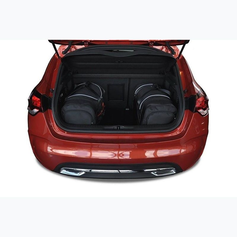 KJUST csomagtartó táska szett Citroen Ds4 Hatchback 2011-2015 4 db fekete 17