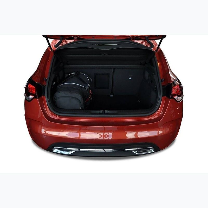 KJUST csomagtartó táska szett Citroen Ds4 Hatchback 2011-2015 4 db fekete 18