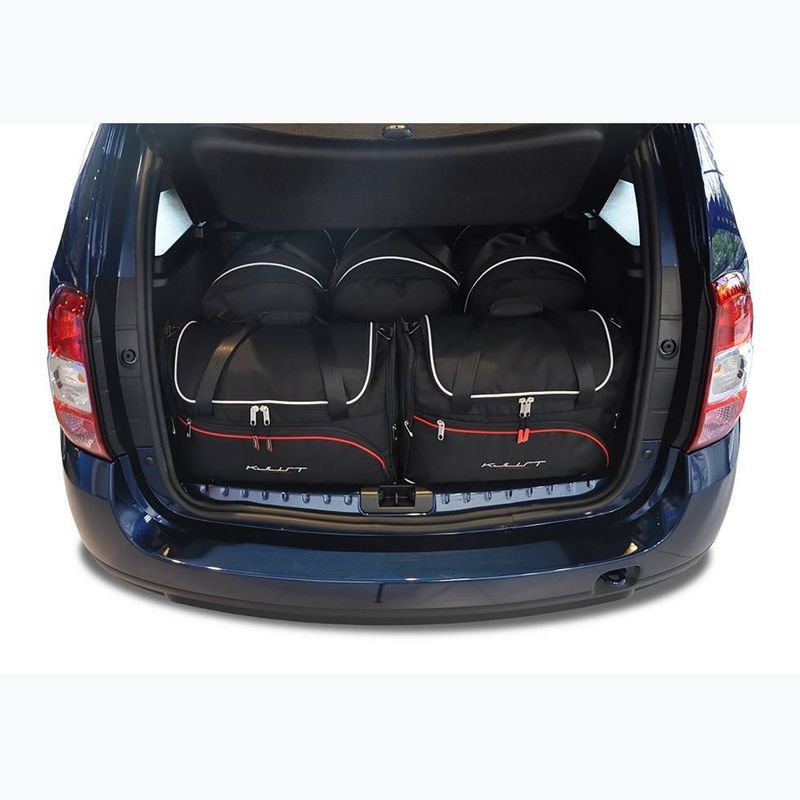 KJUST csomagtérzsák szett Dacia Duster 2010-2017 5 db fekete 15