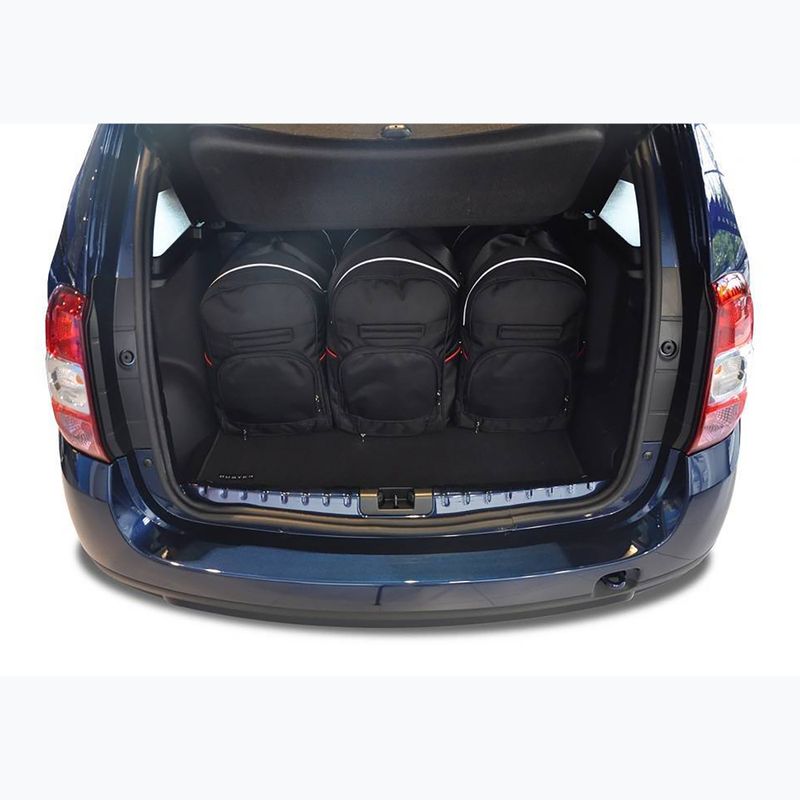 KJUST csomagtérzsák szett Dacia Duster 2010-2017 5 db fekete 17