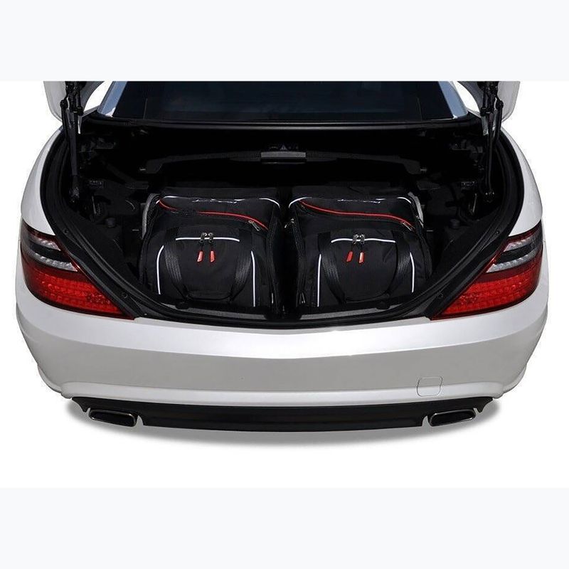KJUST Mercedes-Benz Slk 2011-2015 csomagtér táska szett 2 db fekete 12