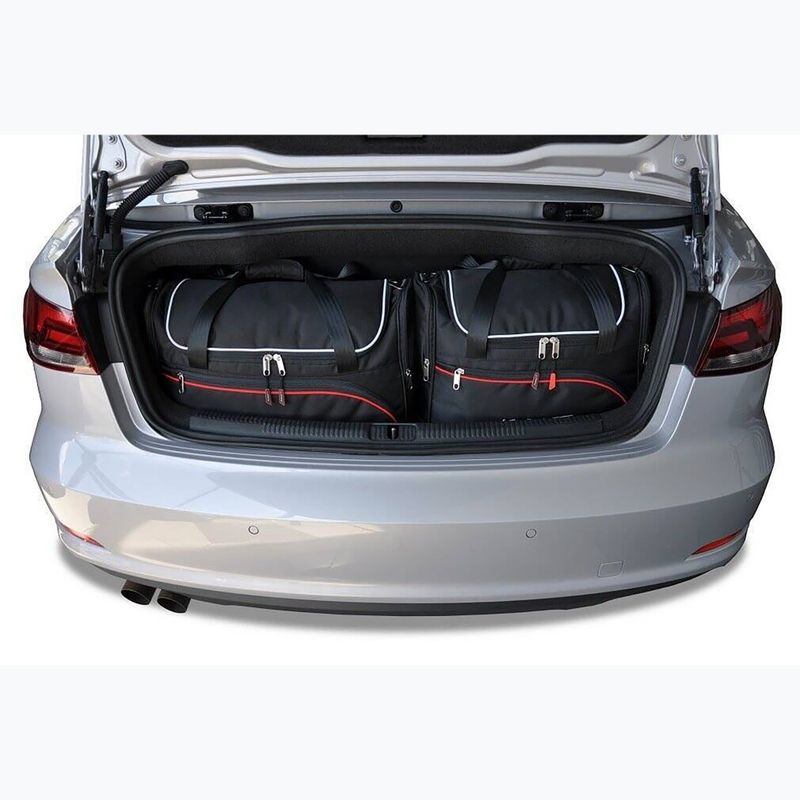 KJUST Audi A3 Cabrio 2014-2016 csomagtartó táska szett 4 db fekete 14