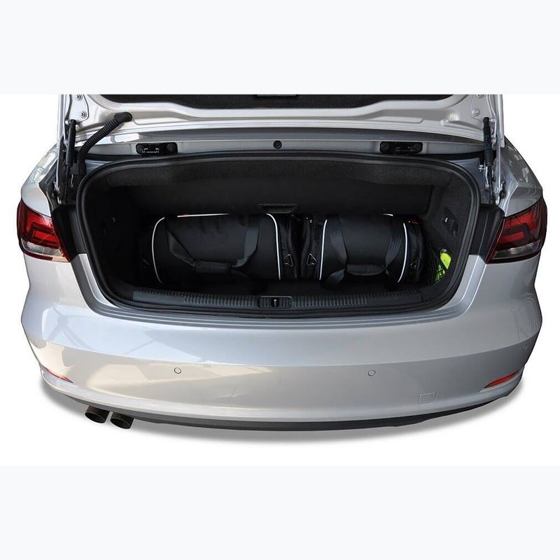 KJUST Audi A3 Cabrio 2014-2016 csomagtartó táska szett 4 db fekete 16