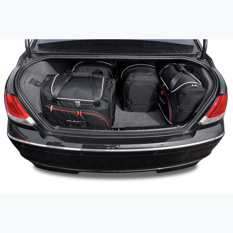 KJUST BMW 7-es BMW csomagtér táska készlet 2001-2008 5 db fekete 18