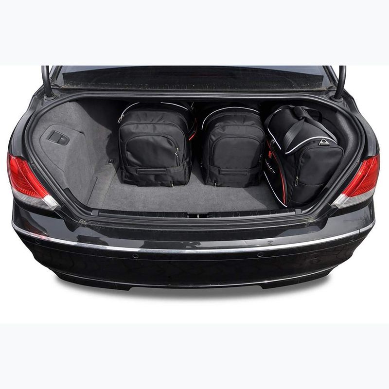 KJUST BMW 7-es BMW csomagtér táska készlet 2001-2008 5 db fekete 19