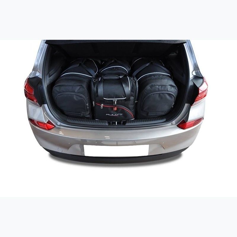 KJUST csomagtartó táska szett Hyundai I30 Hatchback 2017+ 4 db fekete 18